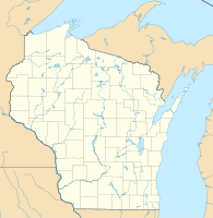 Lagekarte von Wisconsin in den USA