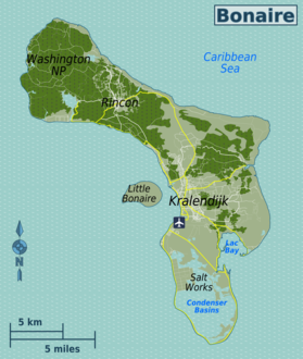 Mapa Bonaire