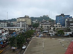 En gata i Monrovia.