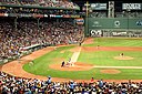 Fenway Park ballgame at night