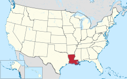 Louisiana - Localizzazione