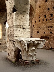 Corinthian capital at Colosseum