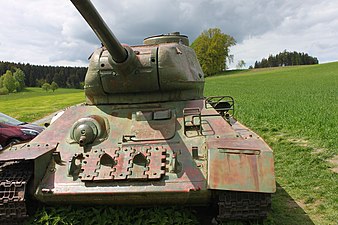 sowjetischem Panzer