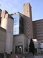 La bibliothèque et la Hunterian Museum and Art Gallery.