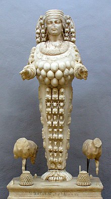 Statue d'Artémis d'Éphèse au musée de Selcuk