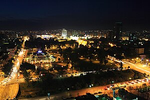 Tirana by night