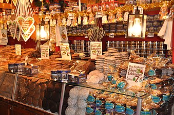 Eine große Auswahl an Lebkuchen