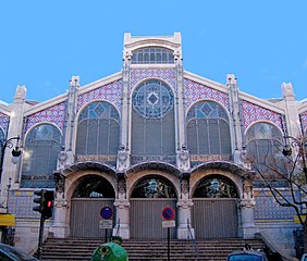 Façana de Davant del Mercat Central de València