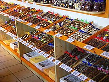 Pralines at Confiserie Bauer