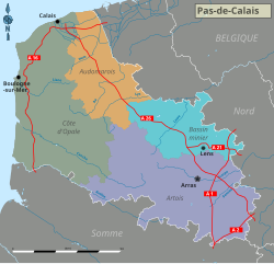 Passo di Calais - Localizzazione