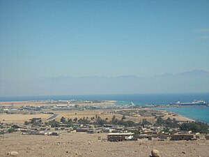 Panoramic view of Nuweiba and Port of Nuweiba