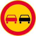 Overtaking prohibited