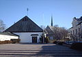 Nya och gamla klosterkyrkorna / New and old Abbey churches