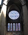 Rose et lancettes du bras nord du transept