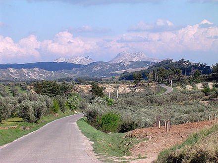 looking East near le Destet