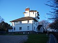 Historisches Leuchtfeuer in der Eckernförder Bucht, das 1981 durch den Leuchtturm ersetzt wurde