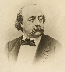 Flaubert noin vuonna 1865.