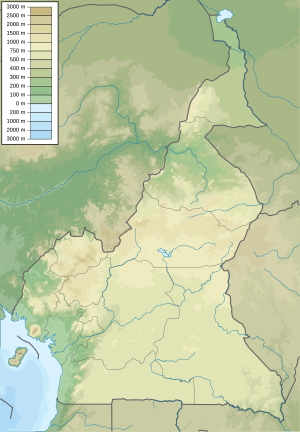 Лобеке (національний парк). Карта розташування: Камерун