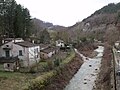 Der Foglia kurz nach der Entstehung bei Sestino am Zusammenfluss mit dem Bornacchio