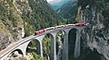 Landwasserviadukt, railway line Albulabahn.