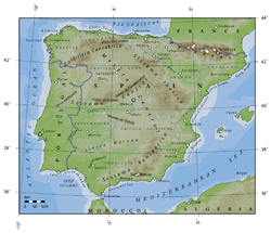 Spagna centrale - Localizzazione