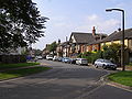 Three Bridges Road, Three Bridges. The original entrance to Tilgate Mansion is behind the camera, the original landscape long since developed.