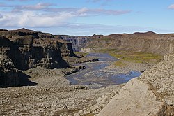 Il maestoso canyon Jökulsárgljúfur scavato dallo Jökulsá á Fjöllum