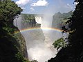 Die Viktoriafälle von Victoria Falls aus