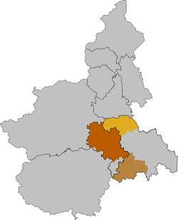 Monferrato - Localizzazione