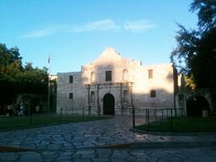 The Alamo at dusk.JPG