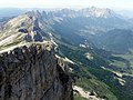 Il-veduta fit-tramuntana ta' Le Grand Veymont 2,341 m (7,680 pied), Il-Massif tal-Vercors (Oċċitan: Vercòrs) hija firxa fi Franza li tikkonsisti minn plateaus imħatteb u muntanji li jħaddnu d-départements ta' Isère u Drôme fil-Prealpi Franċiżi.