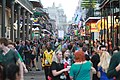 Bourbon Street toward Canal Street at day