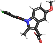 Indomethacin sticks-model.png