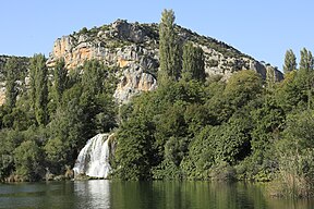 Der Wasserfall Roški slap