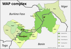 Parco nazionale del Pendjari - Localizzazione