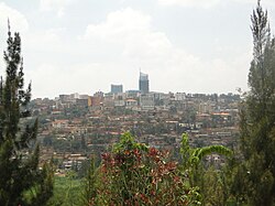 Zicht op Kigali