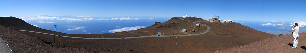 View of crater