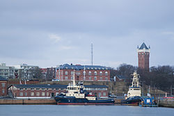 Veduta del porto di Esbjerg