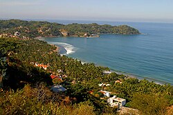 Sayulita, un ex villaggio di pescatori sulla costa del Pacifico di Nayarit, oggi in gran parte dedicata al turismo