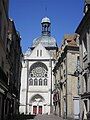 Church of Saint-Jacques of Dieppe (with its campanile), south facade on Rue Pecquet.