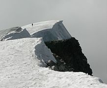 Glacier covering the summit of Glittertind