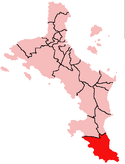 Location within Mahé Island, Seychelles