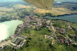 Ryn, entre le lac Ryn et le lac Ołów