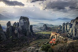 Paesaggio della Meteora