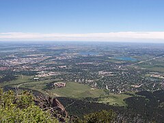 View of Boulder from Bear Peak