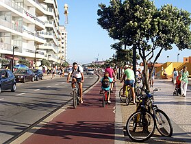 Bicycle path in Portugal