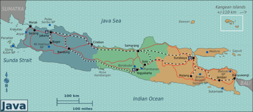 Mappa divisa per regioni