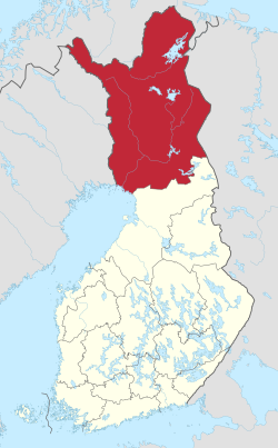 Lapponia finlandese - Localizzazione