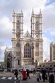 The Great West Door and towers, as seen from Tothill Street