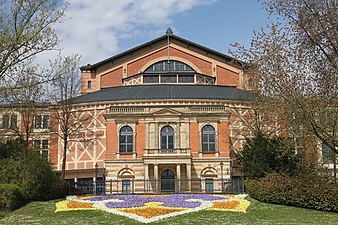 Das Festspielhaus in Bayreuth